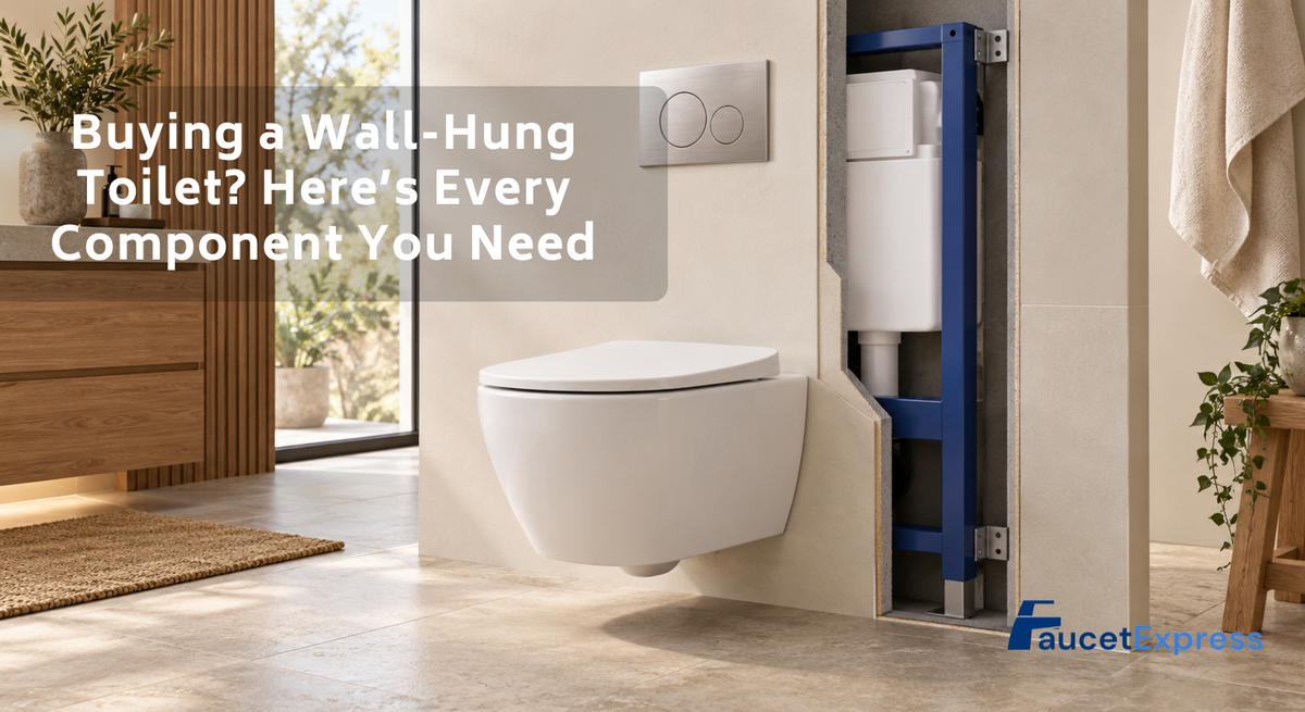Buying a Wall-Hung Toilet? Here’s Every Component You Need
