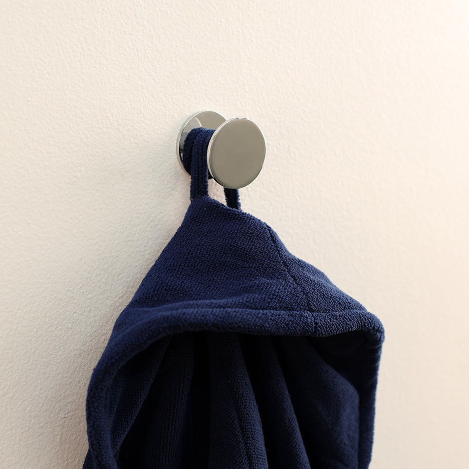 Lacava - Wall-Mount Robe Hook Made Of Chrome Plated Brass. Diam: 2", D: 1 1/2".