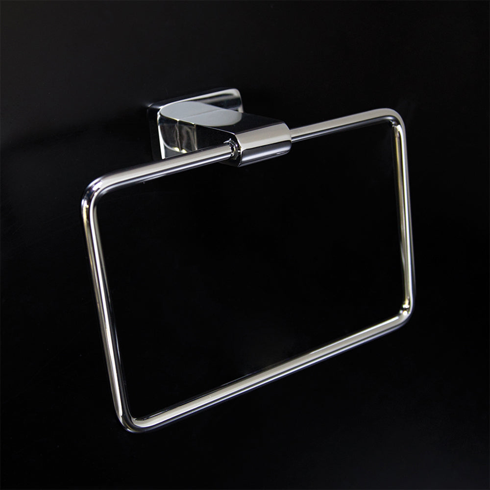 Lacava - Wall Mount Towel Ring Made Of Chrome Plated Brass W: 7 1/2", D: 2 5/8", H: 5 1/2"