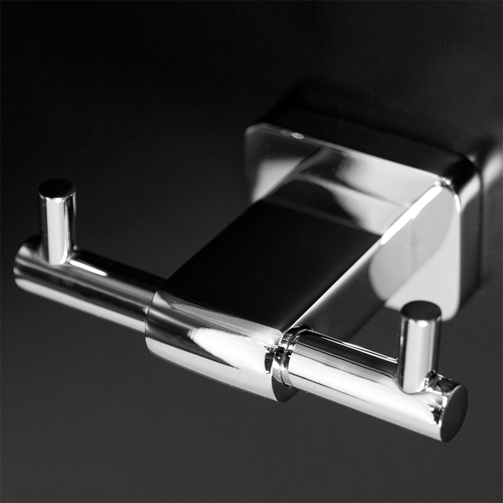 Lacava - Wall Mount Double Robe Hook Made Of Chrome Plated Brass W: 4", D: 2 5/8", H: 1 3/8"