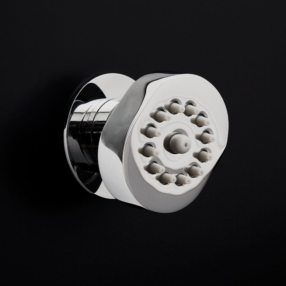 Lacava 2870-CR - Wall-Mount Rounded Rectangle Body Spray, One Jet.