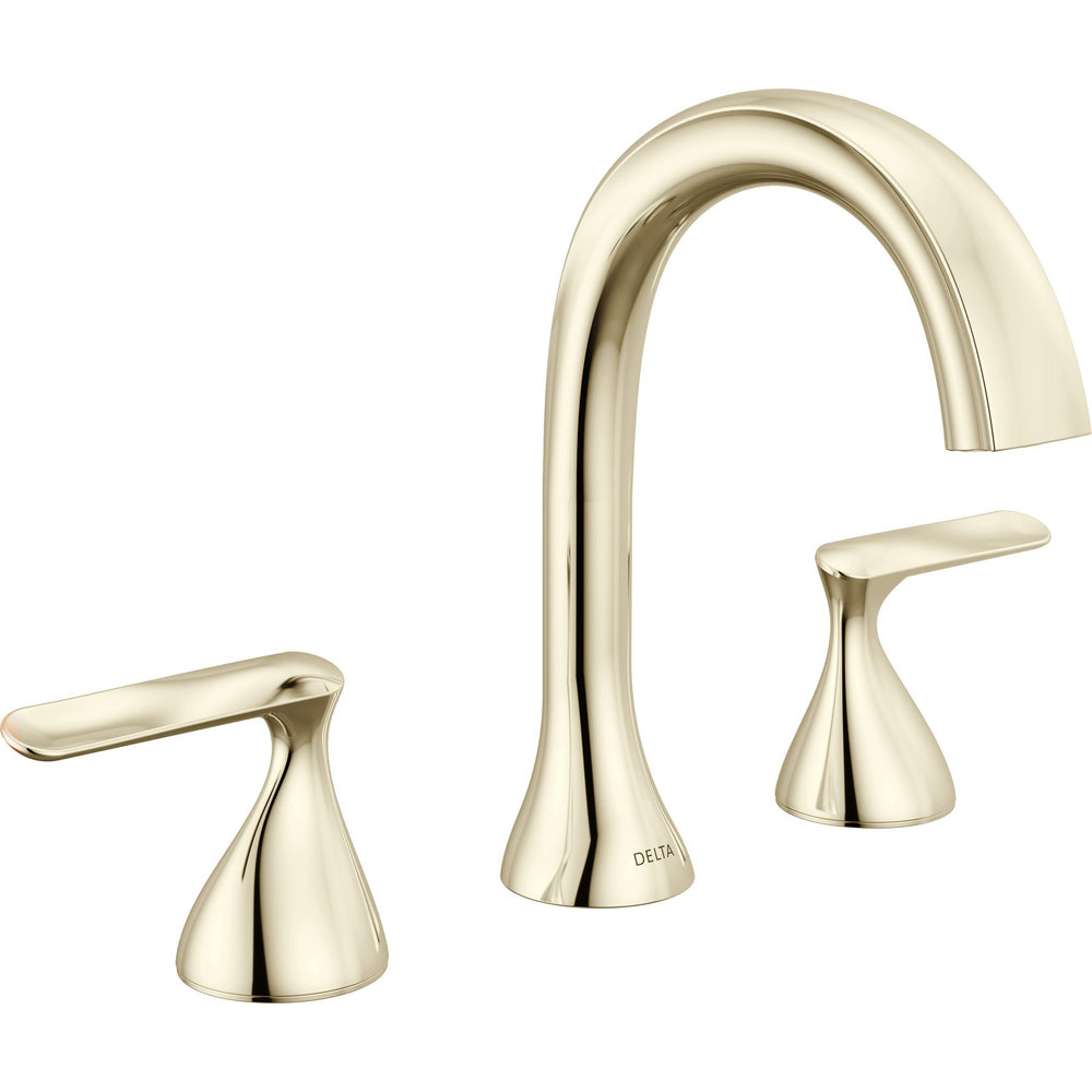 Delta 3545-PN-PR-DST - Two Handle Widespread Bathroom Faucet
