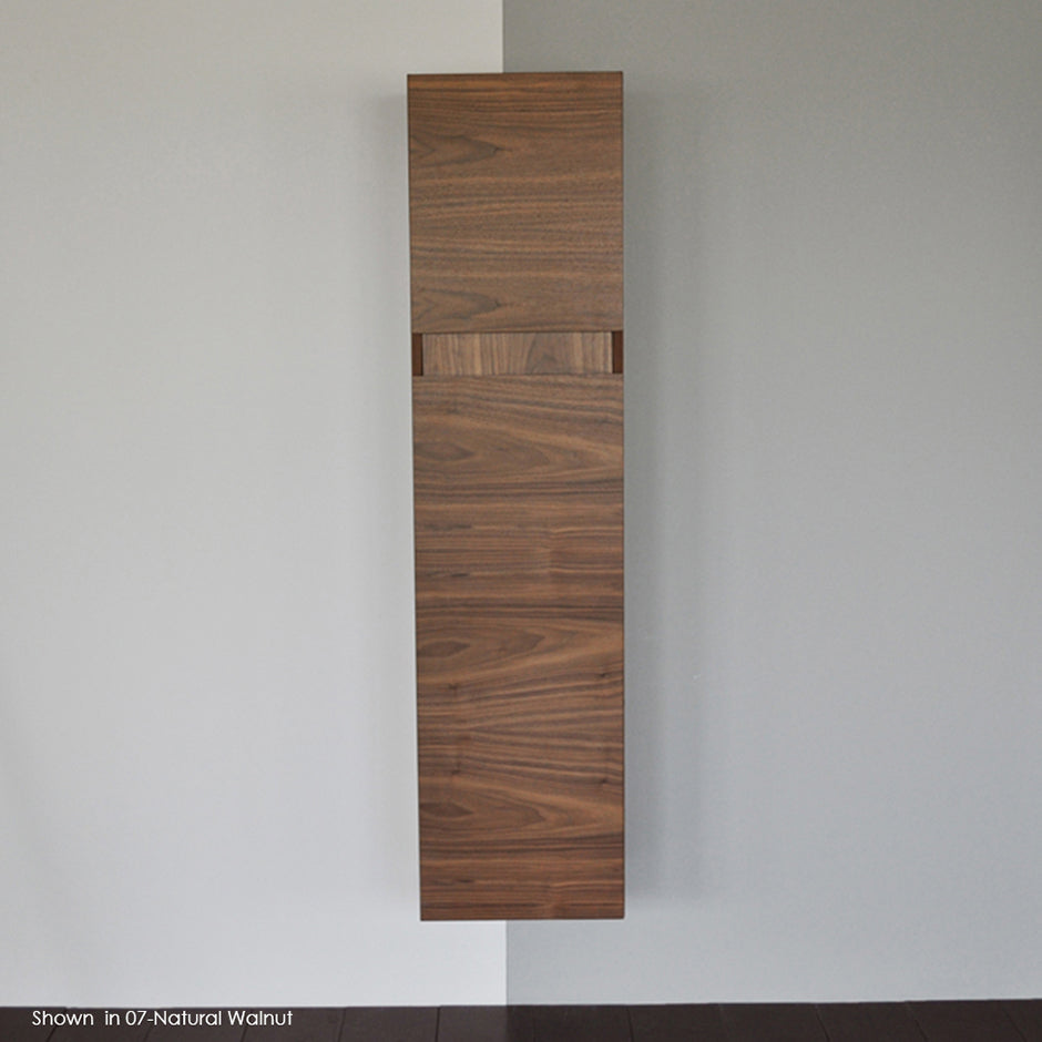 Lacava - Wall-Mount Tall Storage Cabinet With Adjustable Shelves And Two Internal Drawers. W: 15” D: 12 1/2” H: 61”