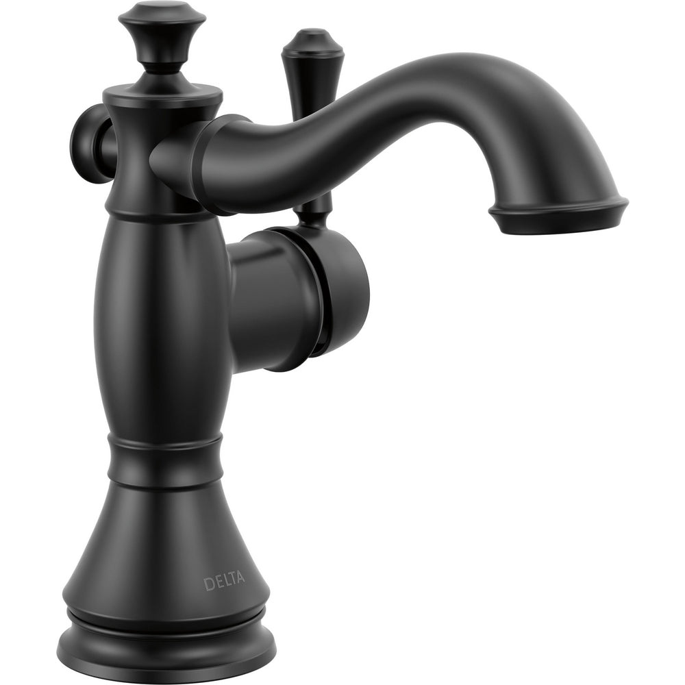 Delta 597LF-BLMPU - Single Hole - Single Handle-4" Plate/Metal Pop-Up
