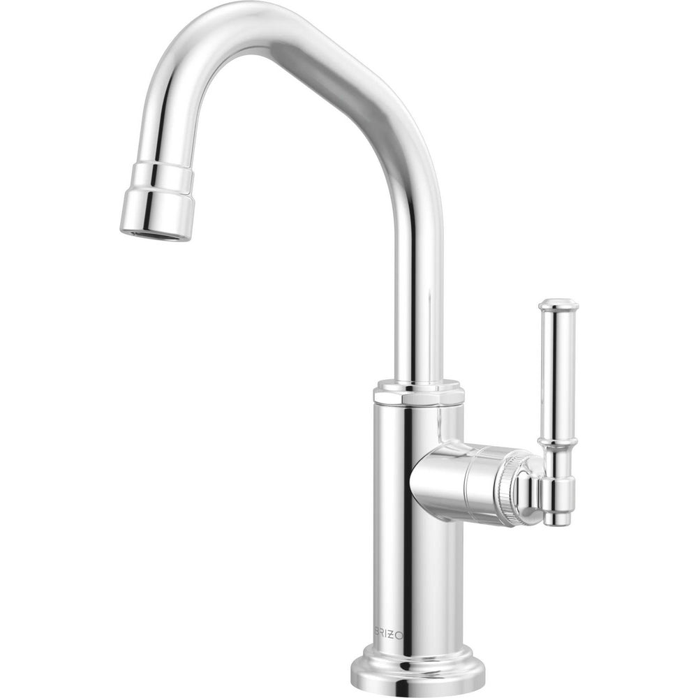 Brizo 61346LF-C-PC - Beverage Faucet With Angled Spout With Lever Handle