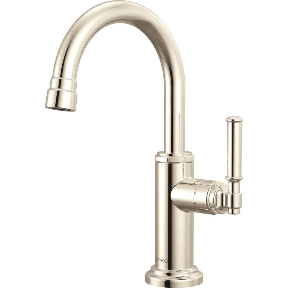 Brizo 61347LF-C-PN - Beverage Faucet With Arc Spout And Lever Handle
