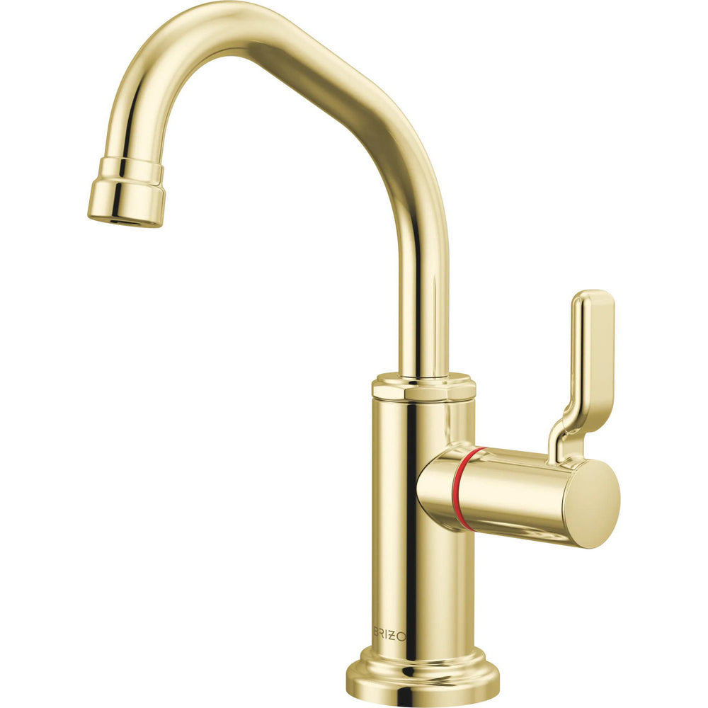 Brizo 61349LF-H-ULB - Instant Hot Faucet With Angled Spout And Industrial Lever Handle
