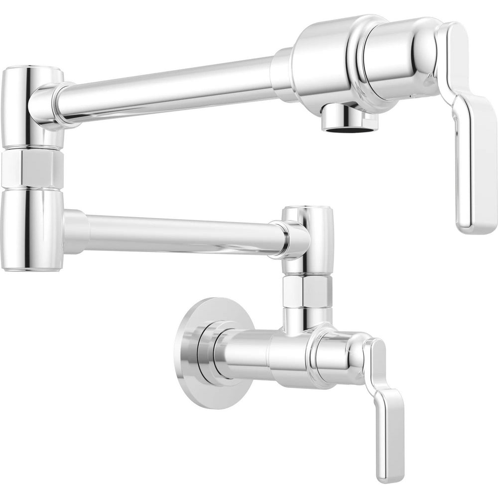 Brizo 62848LF-PC - Wall Mount Pot Filler With Industrial Lever Handle