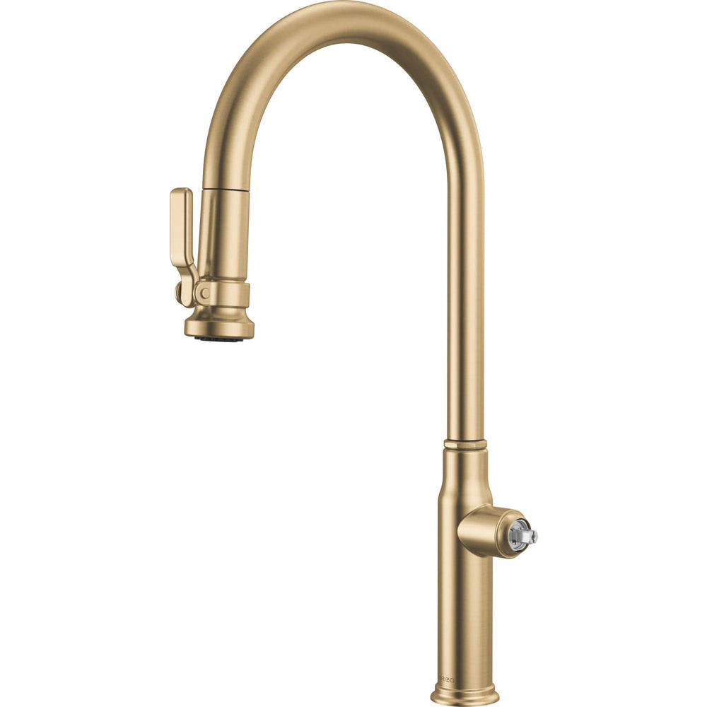 Brizo 63048LF-GLLHP - Pull-Down Faucet With Arc Spout - Less Handle