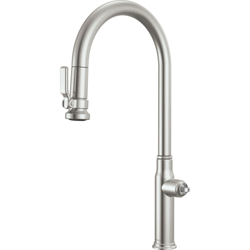 Brizo 63048LF-SSLHP - Pull-Down Faucet With Arc Spout - Less Handle