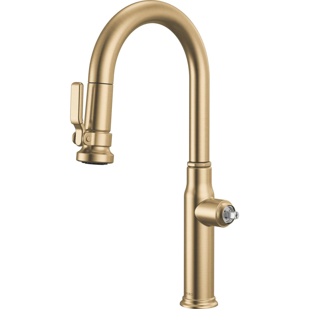 Brizo 63948LF-GLLHP - Pull-Down Prep Faucet With Arc Spout - Less Handle