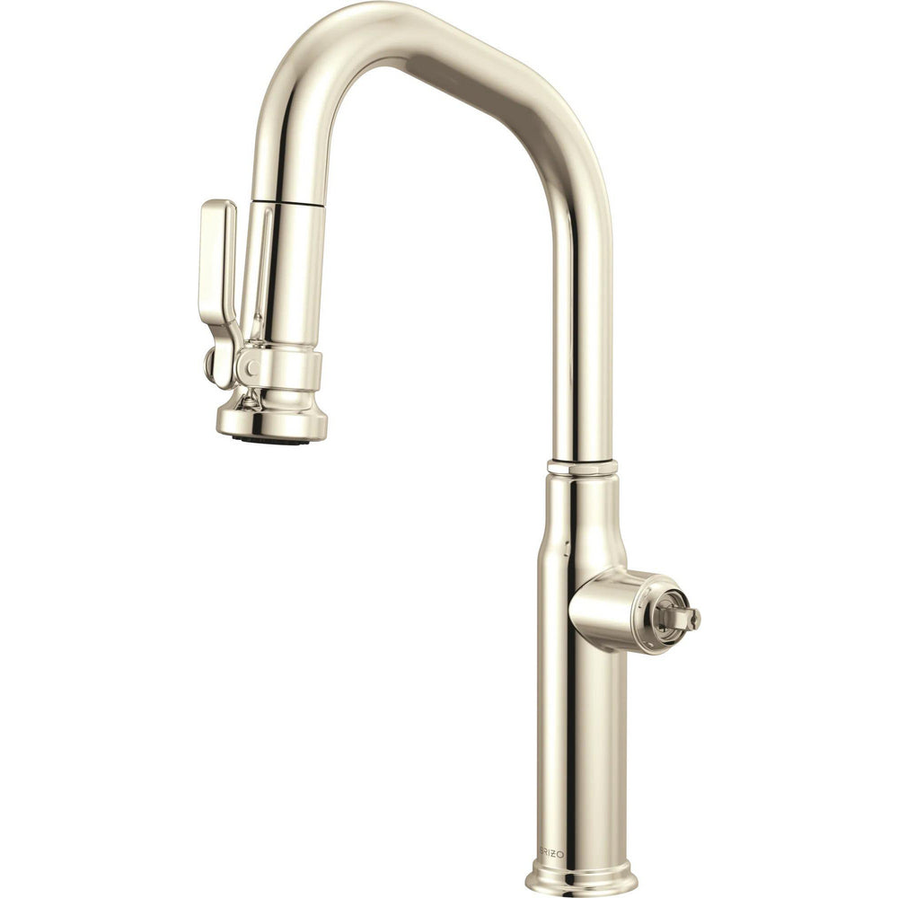 Brizo 63949LF-PNLHP - Pull-Down Prep Faucet With Angled Spout - Less Handle