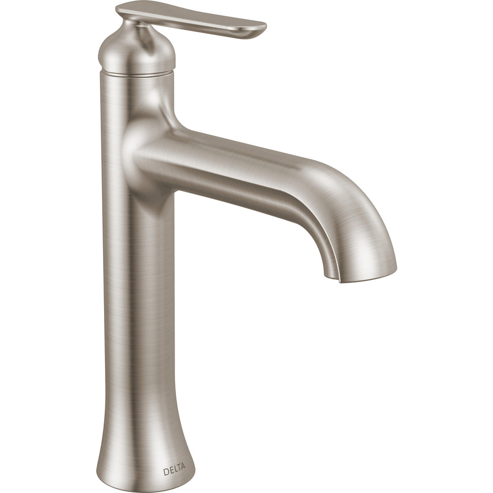 Delta 645-SS-PR-DST - Single Handle Mid-Height Bathroom Faucet