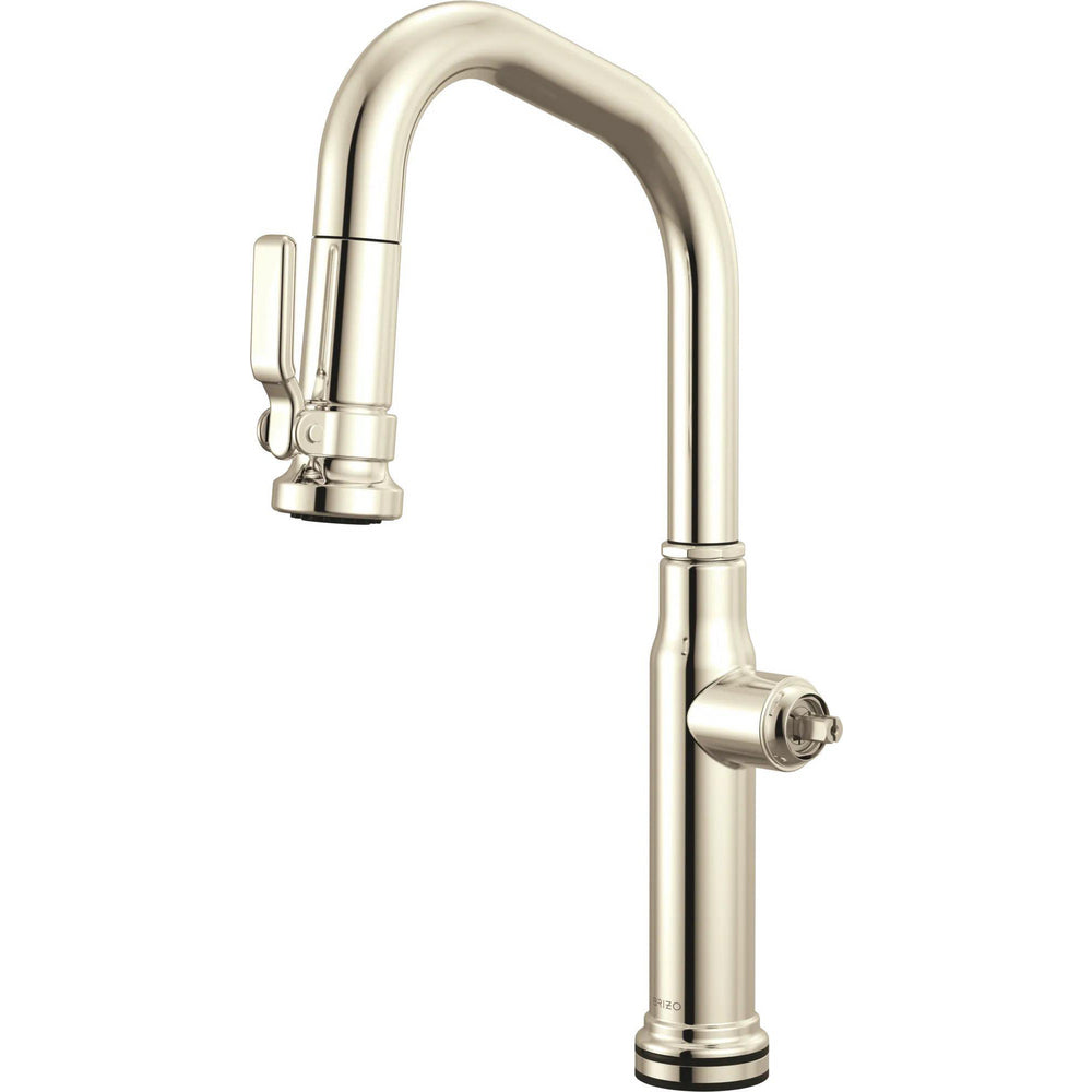 Brizo 64949LF-PNLHP - Smarttouch® Pull-Down Prep Faucet With Angled Spout - Less Handle