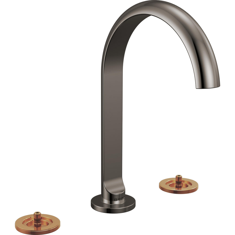 Brizo 653110LF-BNXLHP - Widespread Lavatory Faucet With Arc Spout - Less Handles