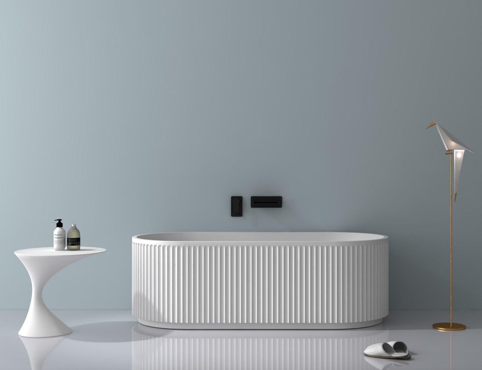 Venco SOF6730FS - Sofia 67 X 30 Freestanding Soaker Tub (Solid Surface)