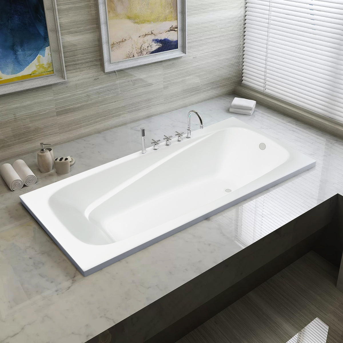 Venco VAN6036DI - Vanuatu 60 X 36 Drop-In Soaker Tub