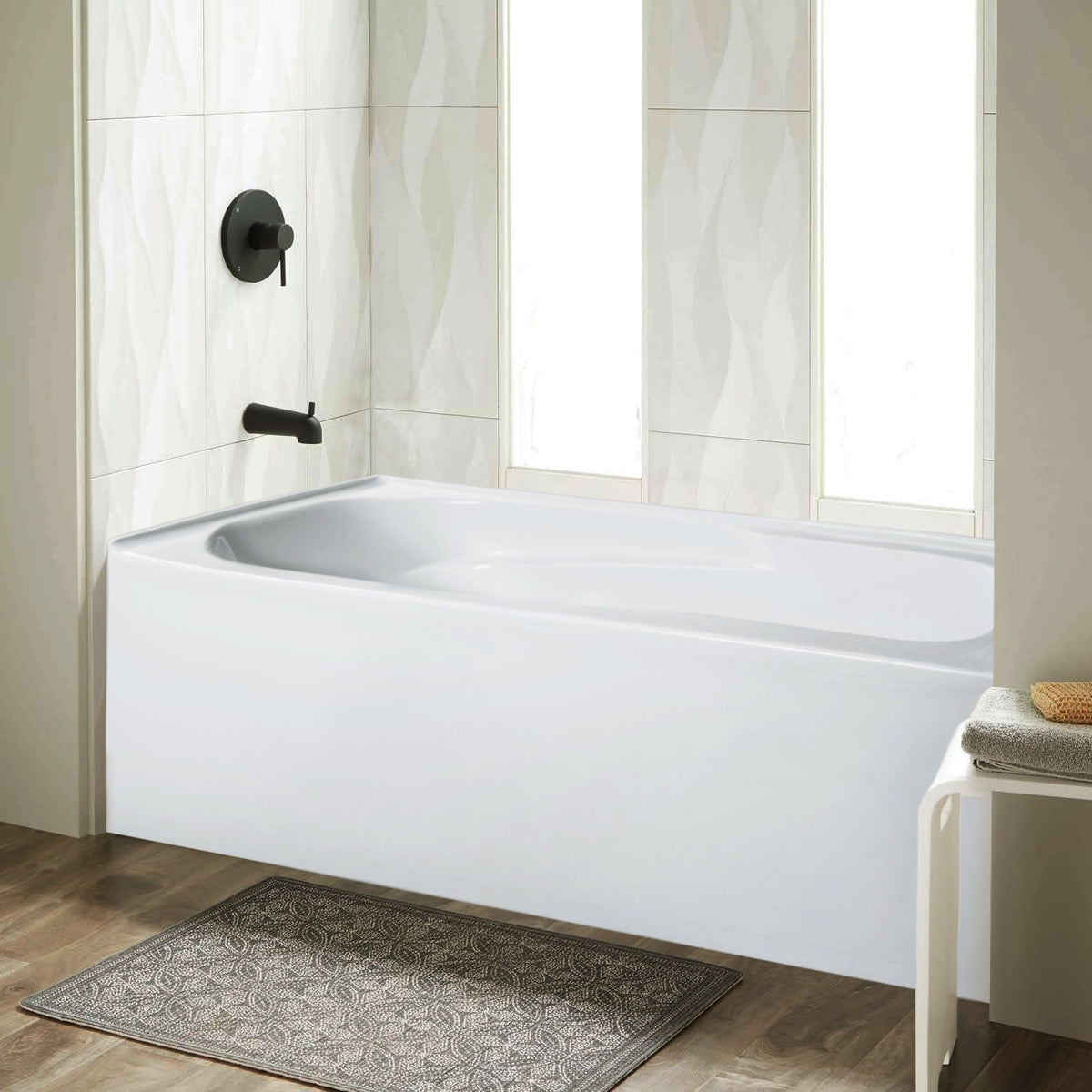 Venco AMA6032SK-L - Amadora 60 X 32 Alcove Soaker Tub-Lh
