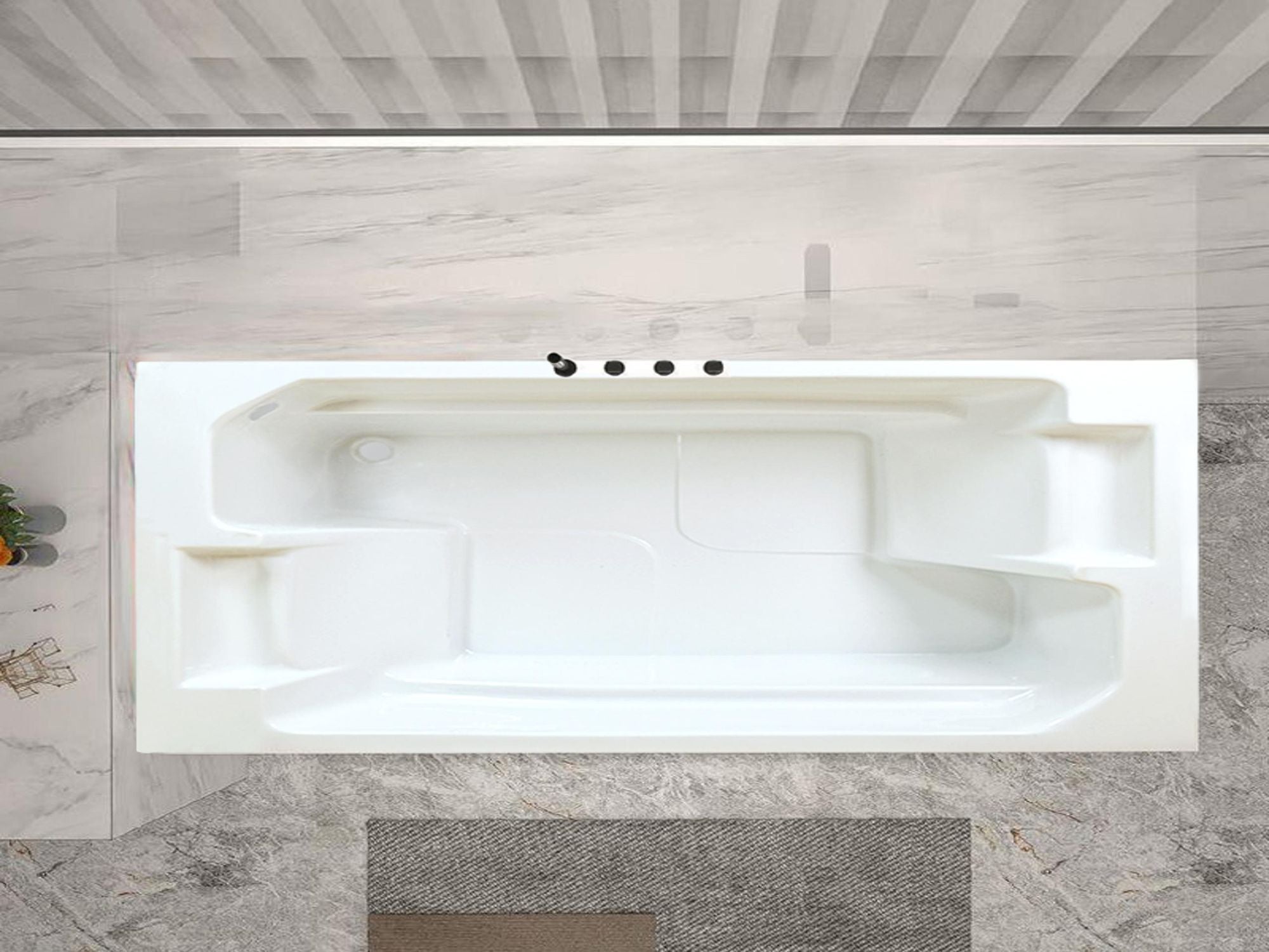 Venco HIL6642DI - Hilo 66 X 42 Drop-In Soaker Tub