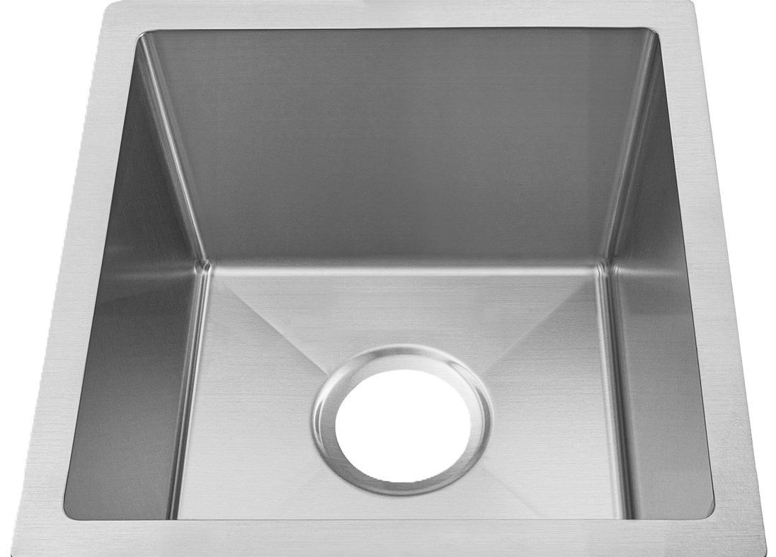 Venco VSS-1512 - Hamilton 15S Single Bowl Sink, 15" X 12"