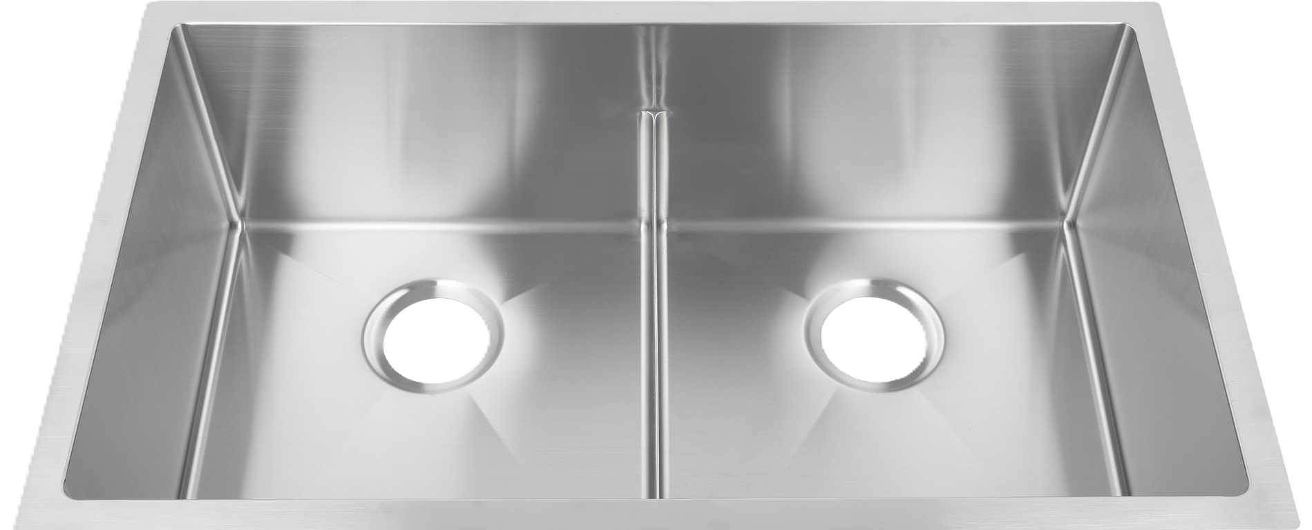 Venco VSS-3219-5050-LD - Milton 5050 Double Un-Equal Bowl W/ Low Divide, 32" X 19"