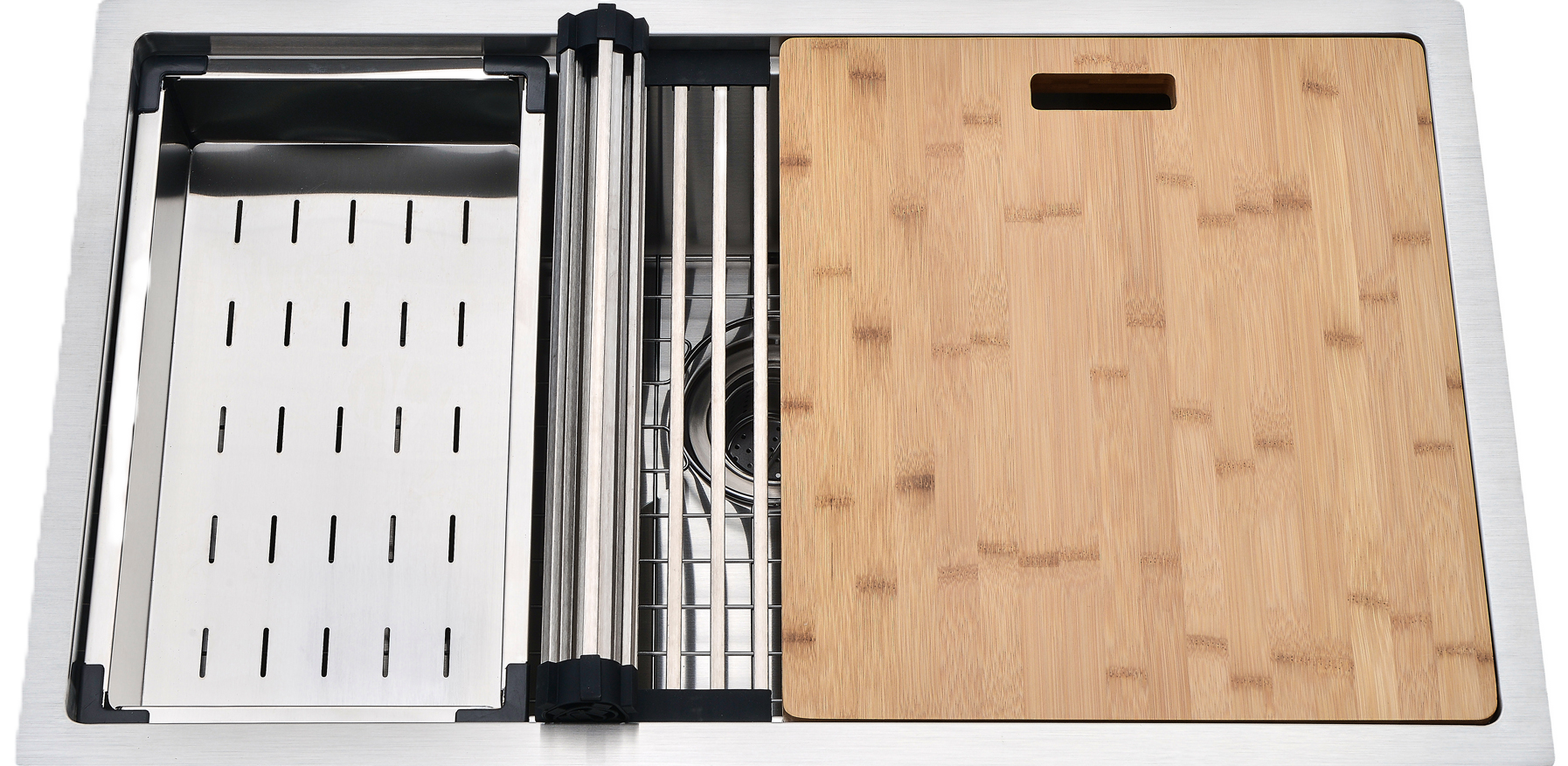 Venco VSS-WS4819 - Kingston 48 Single Bowl Workstation Sink, 48" X 19"