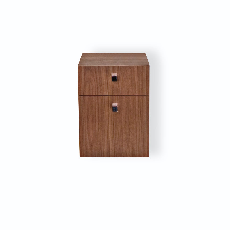 Lacava - Wall-Mount Or Free-Standing Cabinet With Two Drawers, Polished Chrome Pulls Included. 13 3/8"W, 13 3/8"D, 17 3/4"H