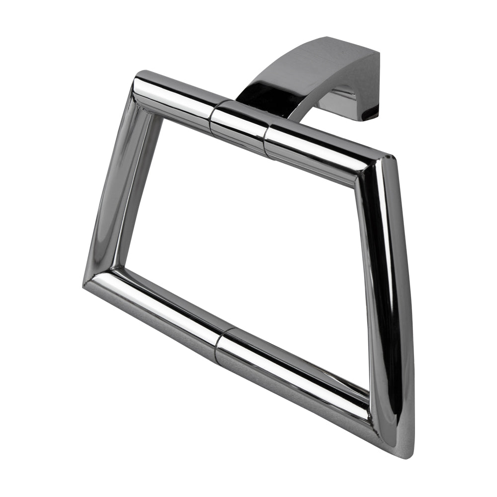 Lacava 8520-CR - Wall-Mount Towel Ring Made Of Chrome Plated Brass. W: 8 3/4”