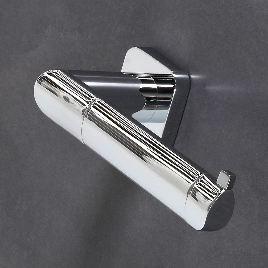 Lacava 9108-CR - Wall-Mount Toilet Paper Holder Made Of Chrome Plated Brass. W: 7", D: 3", H: 2".