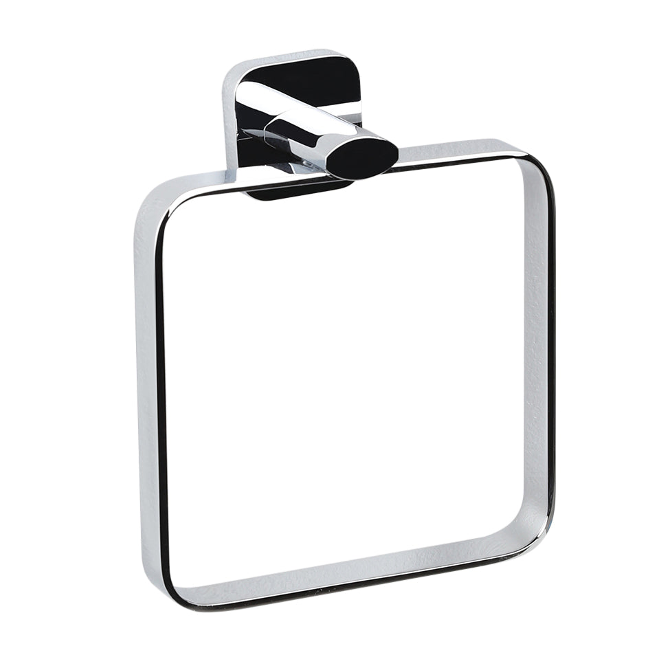 Lacava 9120-CR - Wall-Mount Towel Ring Made Of Chrome Plated Brass. W: 6 1/8", D: 2 1/4", H: 7 3/8".