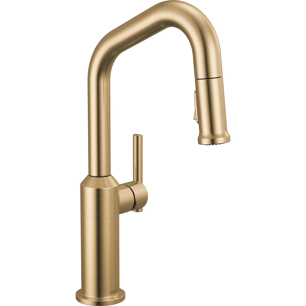 Delta 9885-CZ-PR-DST - Cordova-Bar/Prep Pulldown Faucet Angle Spout