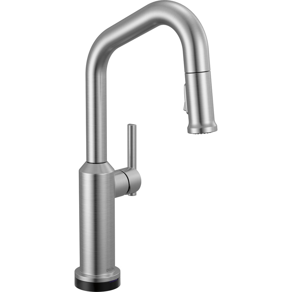 Delta 9885TL-AR-PR-DST - Cordova-Touchless Bar/Prep Pulldown Faucet Angle Spout