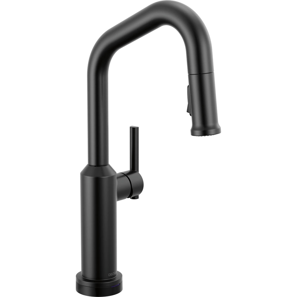 Delta 9885TL-BL-DST - Cordova-Touchless Bar/Prep Pulldown Faucet Angle Spout