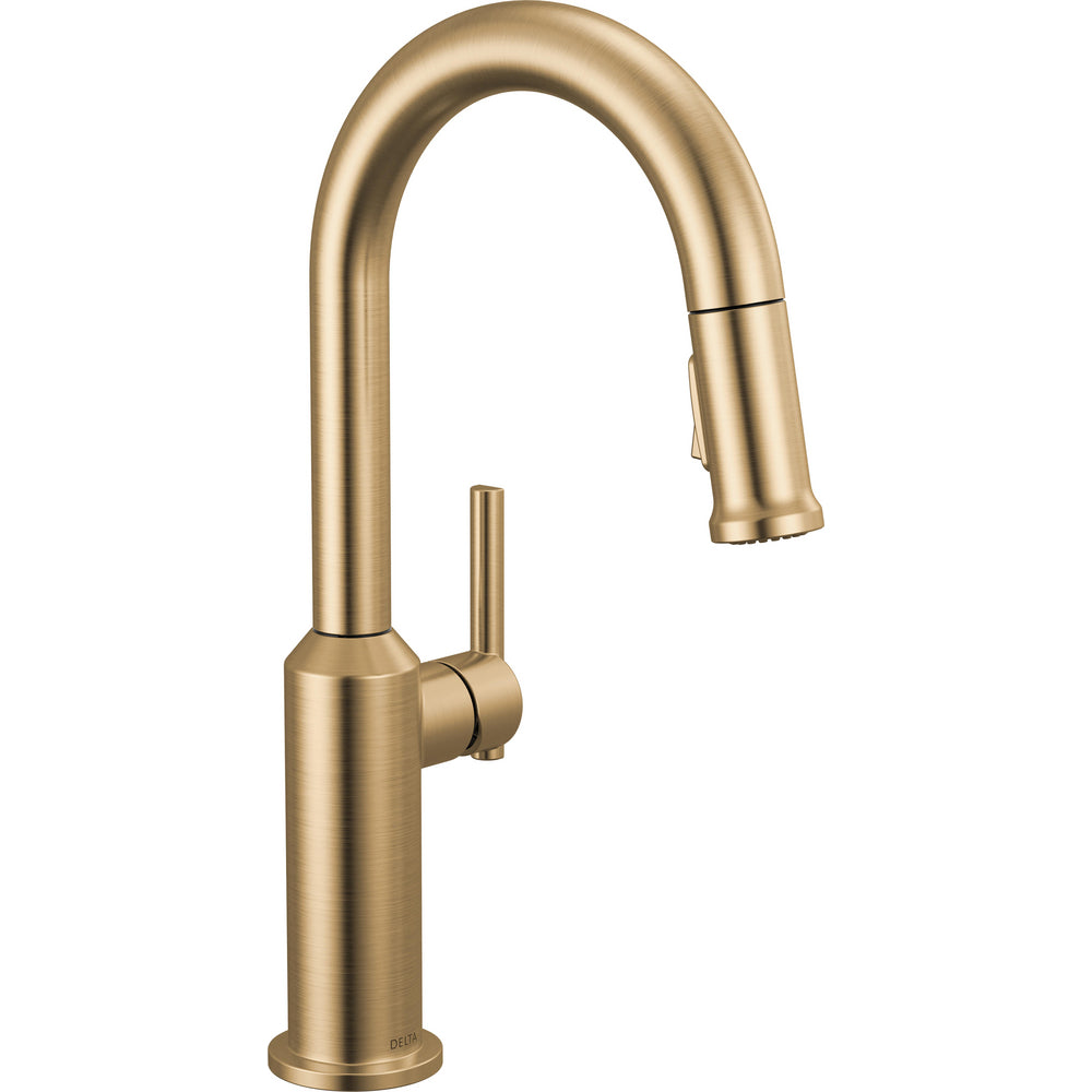 Delta 9985-CZ-PR-DST - Cordova-Bar/Prep Pulldown Faucet Arc Spout