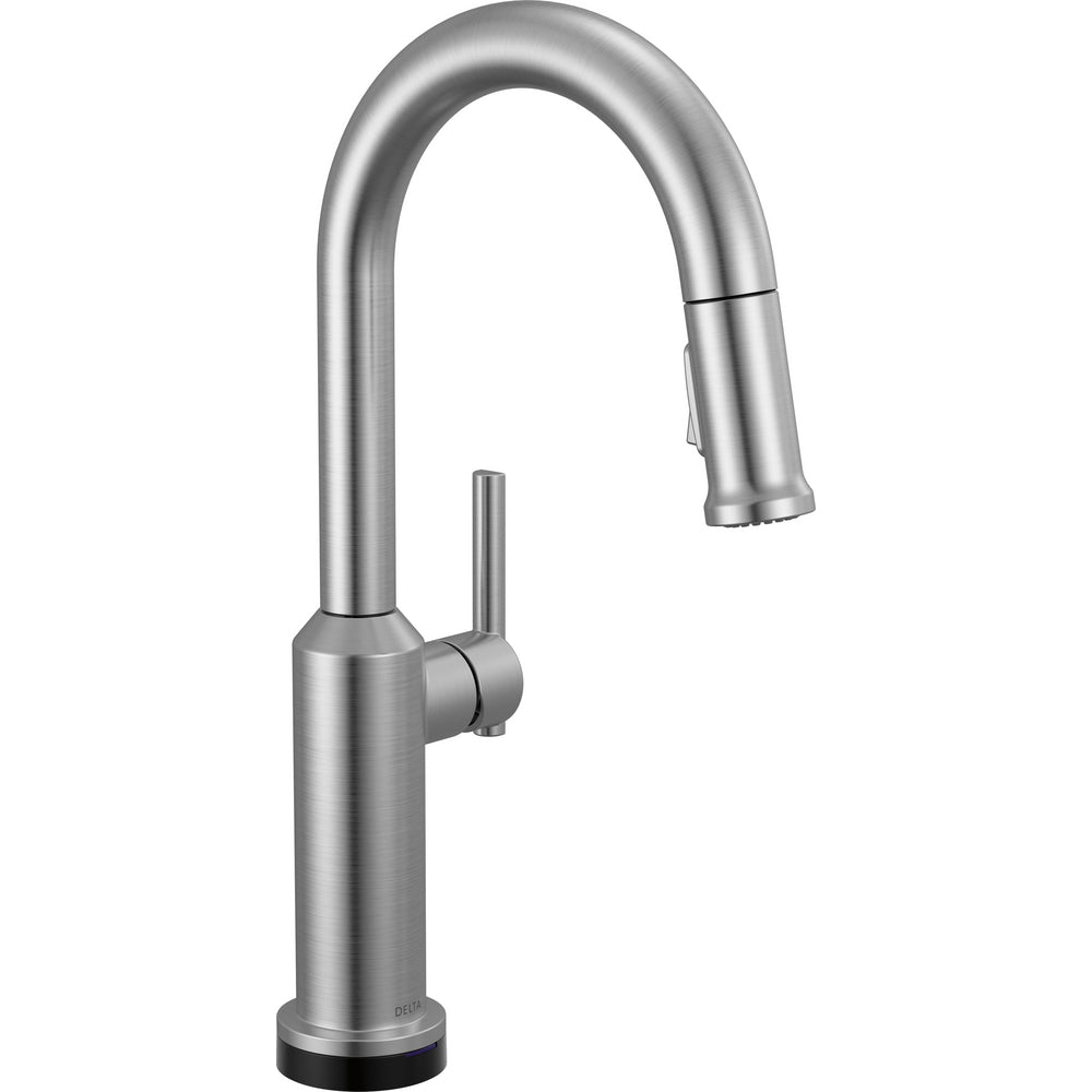 Delta 9985TL-AR-PR-DST - Cordova-Touchless Bar/Prep Pulldown Faucet Arc Spout