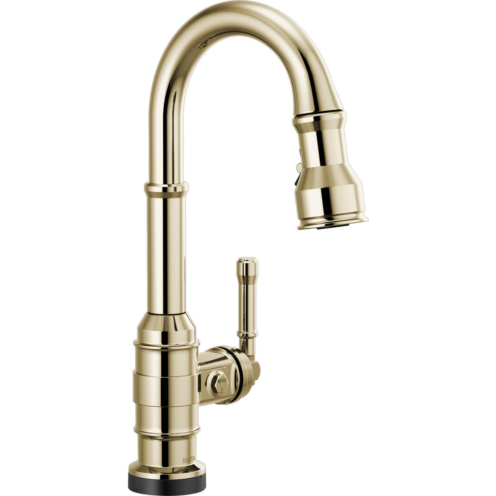 Delta 9990TL-PN-DST - Broderick-Bar/Prep Pulldown Faucet W/ Touchless