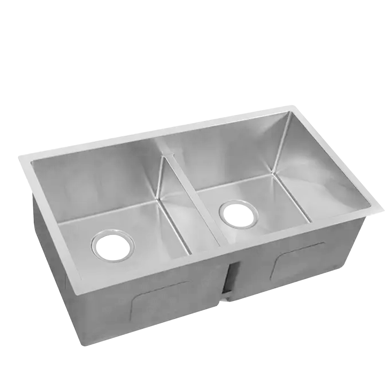 Low Divide Undermount Kitchen Sink (32" X 19" x 10")