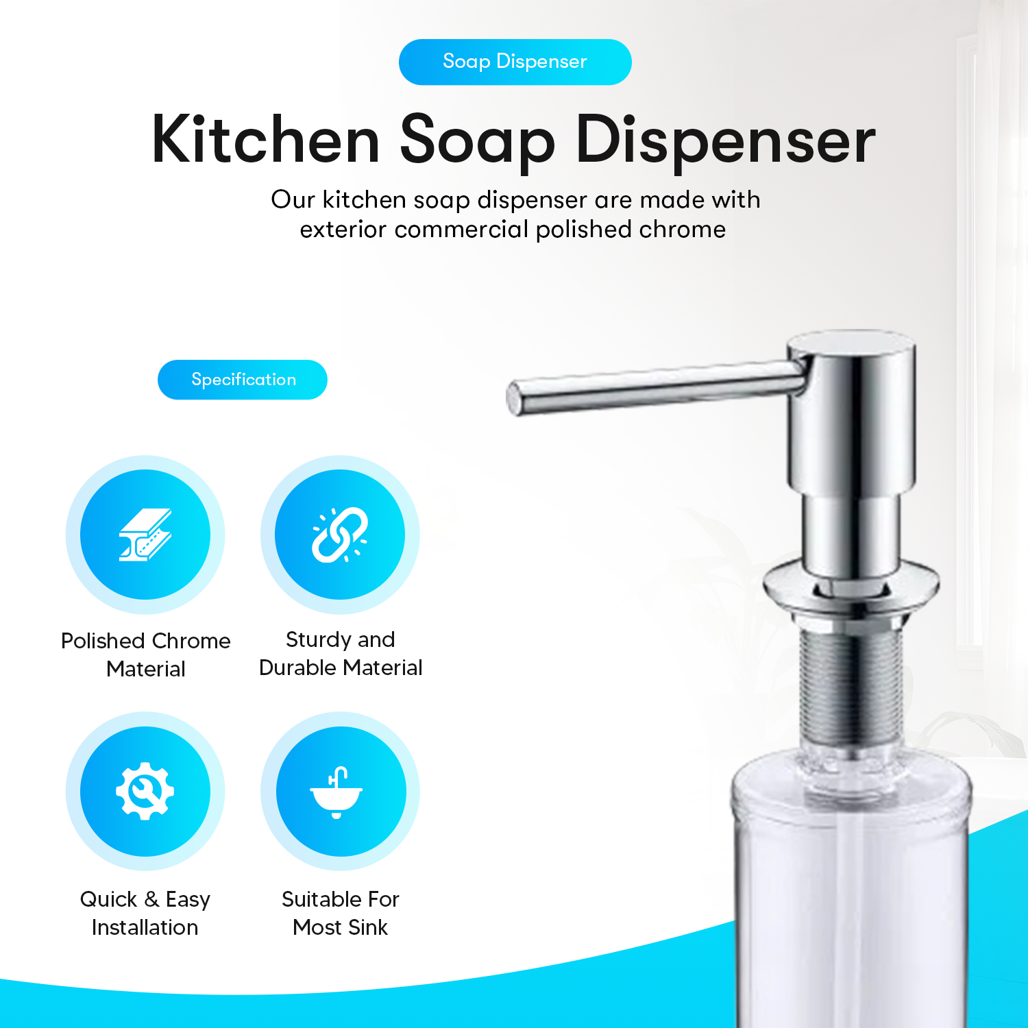 Classic Kitchen Soap Dispenser