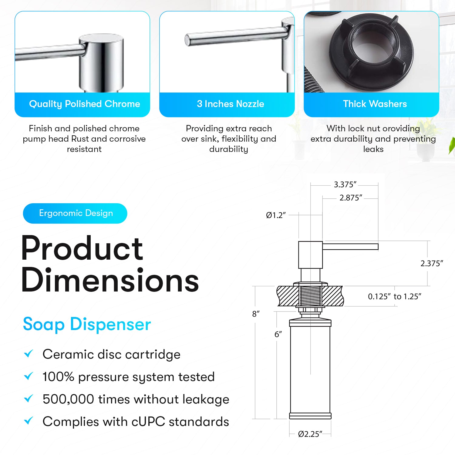 Classic Kitchen Soap Dispenser