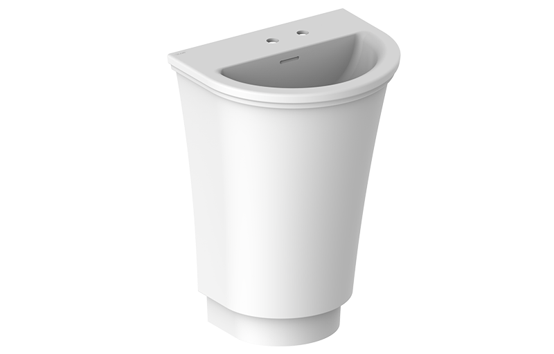Graff CAM15L-2-OF-GL - Camden Freestanding Sink With Two Faucet Holes