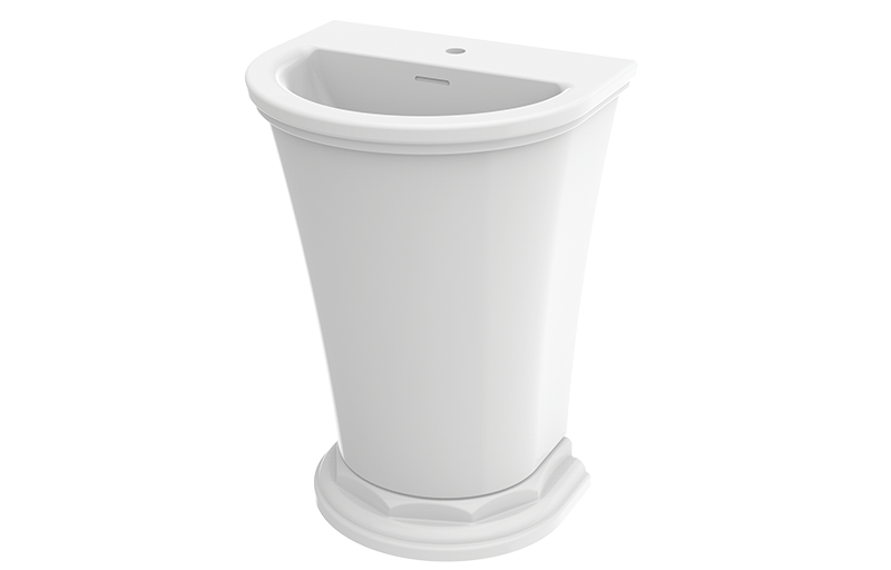 Graff CAMB15L-1-OF-GL - Camden Freestanding Sink With One Faucet Hole