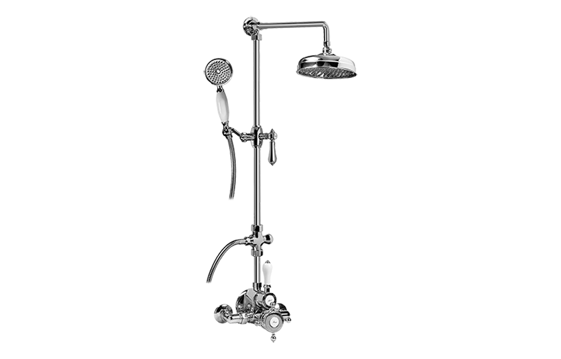 Graff CD2.02-LM34S-AU - Exposed Thermostatic Shower System W/Handshower (Rough And Trim)