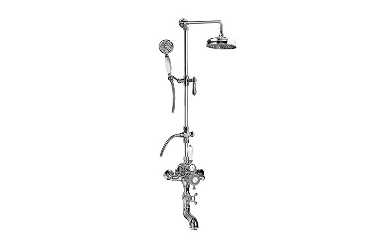 Graff CD4.02-LM34S-AU - Exposed Thermostatic Tub And Shower System W/Handshower (Rough And Trim)