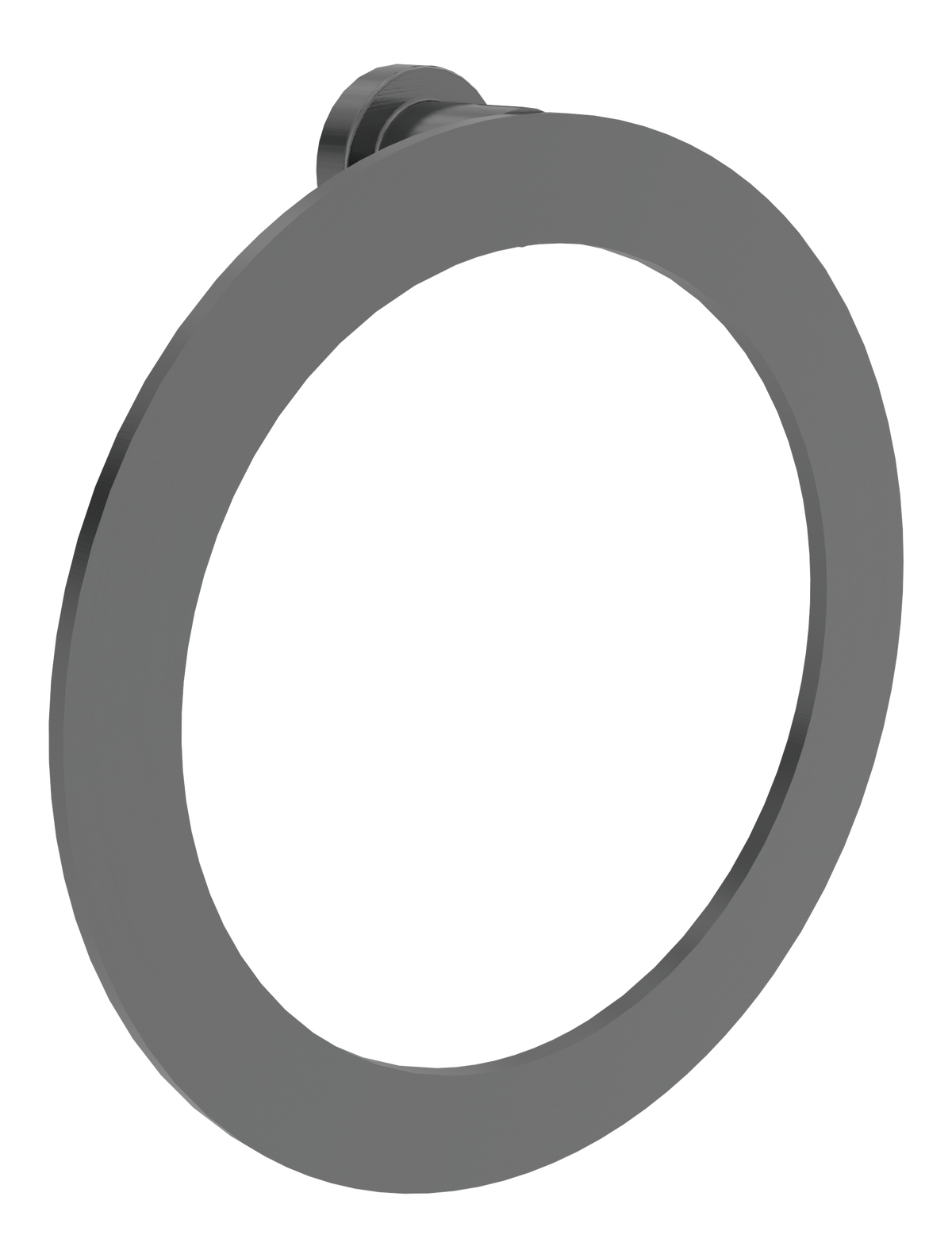Zomodo CEC01-BP - 8" Hand Towel Ring, Sus304 - Black Pearl