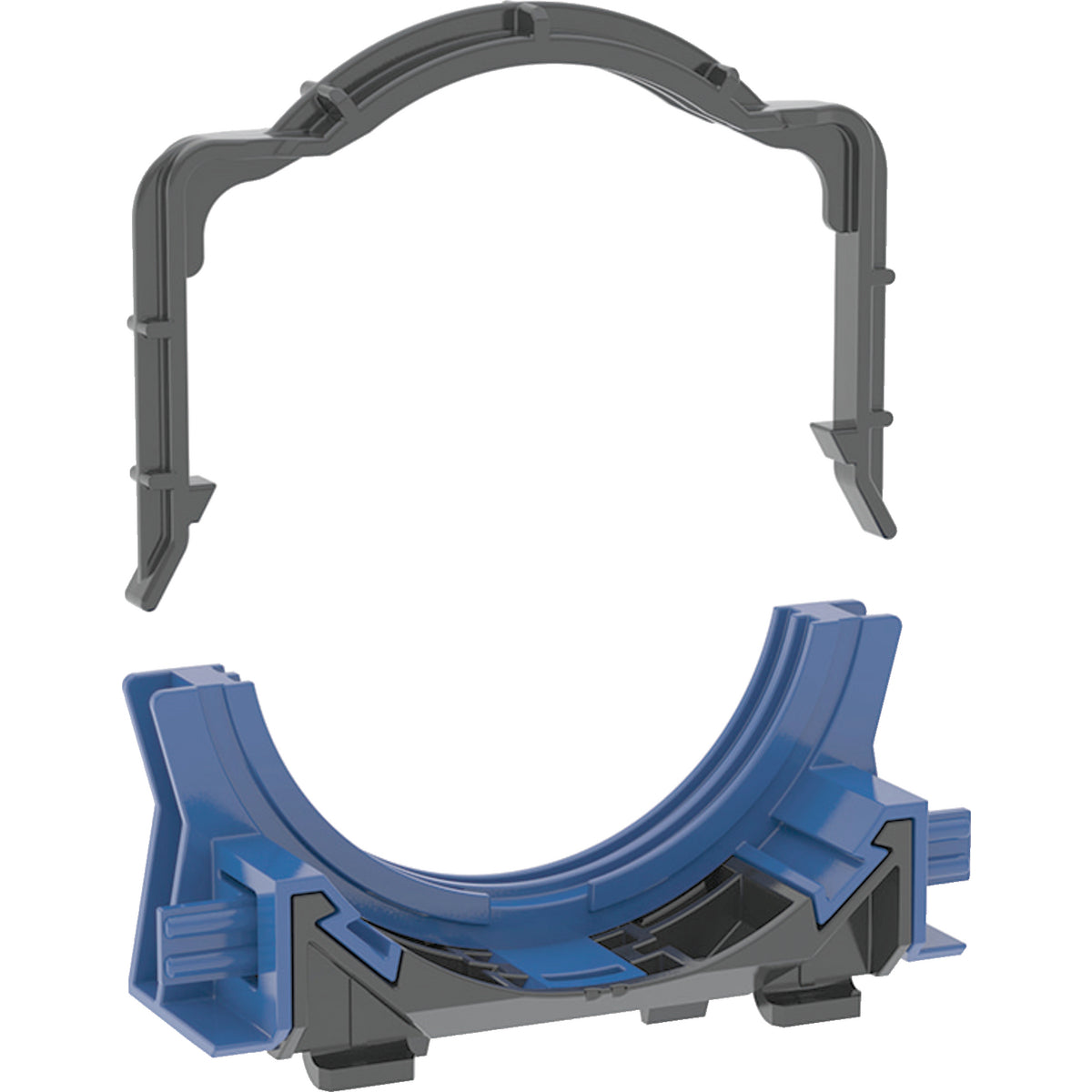 Geberit 242.012.00.2 - Geberit Pipe Bracket For Connection Bend For Wc, Fastening Distance 49 / 77 Mm, With Toolless Depth Adjustment