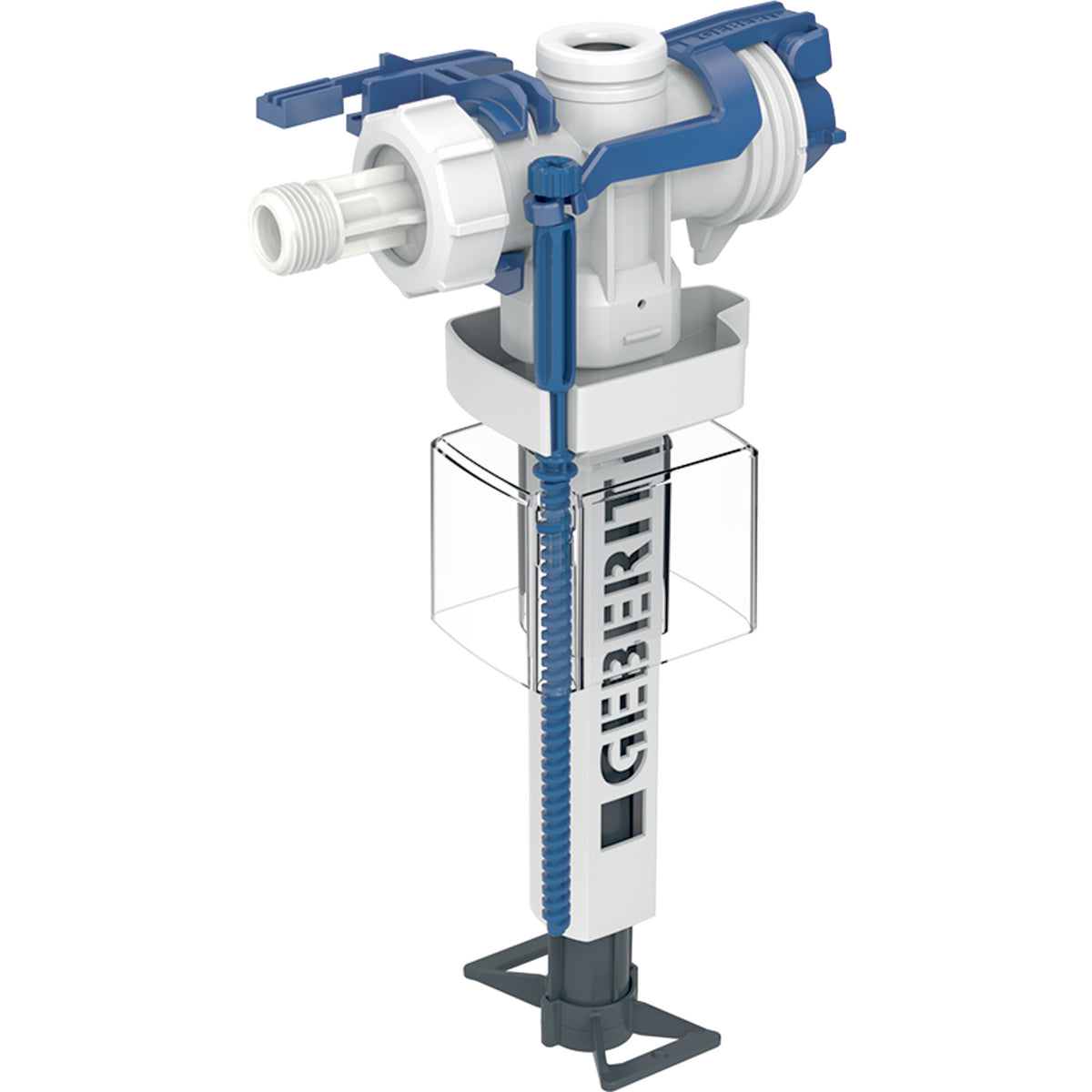 Geberit 222.294.00.5 - Geberit Type 383 Fill Valve, Lateral Water Supply Connection, 3/8", Nipple Made Of Plastic