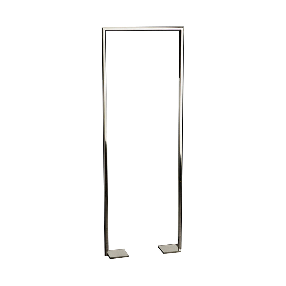 Lacava - Floor-Mount Towel Stand Made Of Stainless Steel, Fixing Floor Kit Included. 19 3/4"W, 4"D, 55 1/8"H