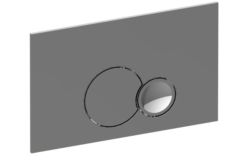 Graff G-0001-AU - Dual-Flush Actuator Plate