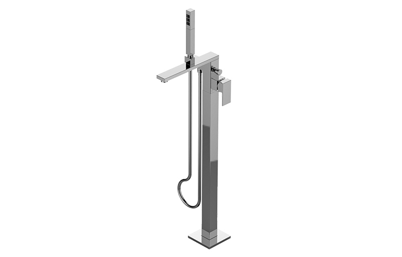 Graff G-11254-LM55N-AU - Floor Mount Tub Filler W/Diverter And Handshower (Rough And Trim)
