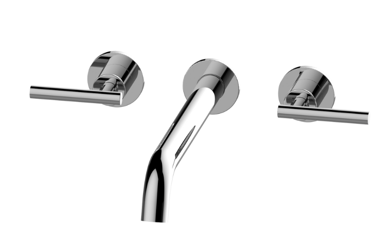 Graff G-11472-LM62W-AU-T - Me Three-Hole Wall-Mounted Tub Filler With 12" Spout
